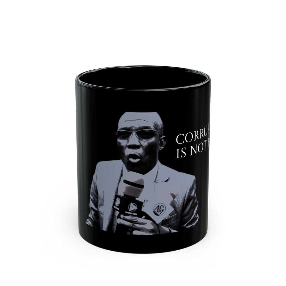Black OG Mug: "Corruption Is Not Bad"