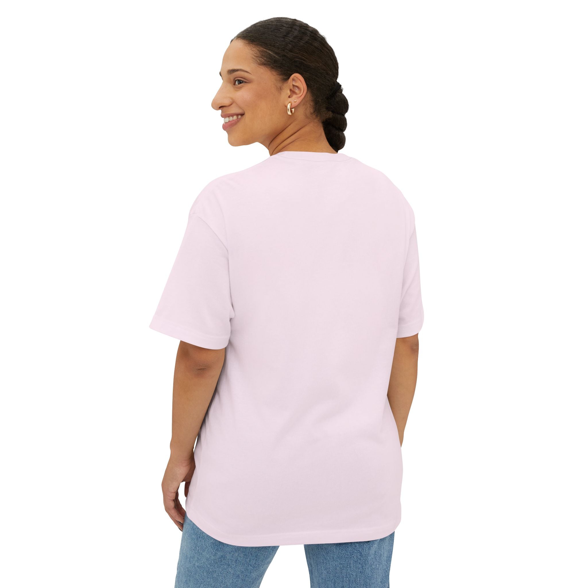 Boxy Tee — "Corruption Is Not Bad" Minimal Chest Script Tee