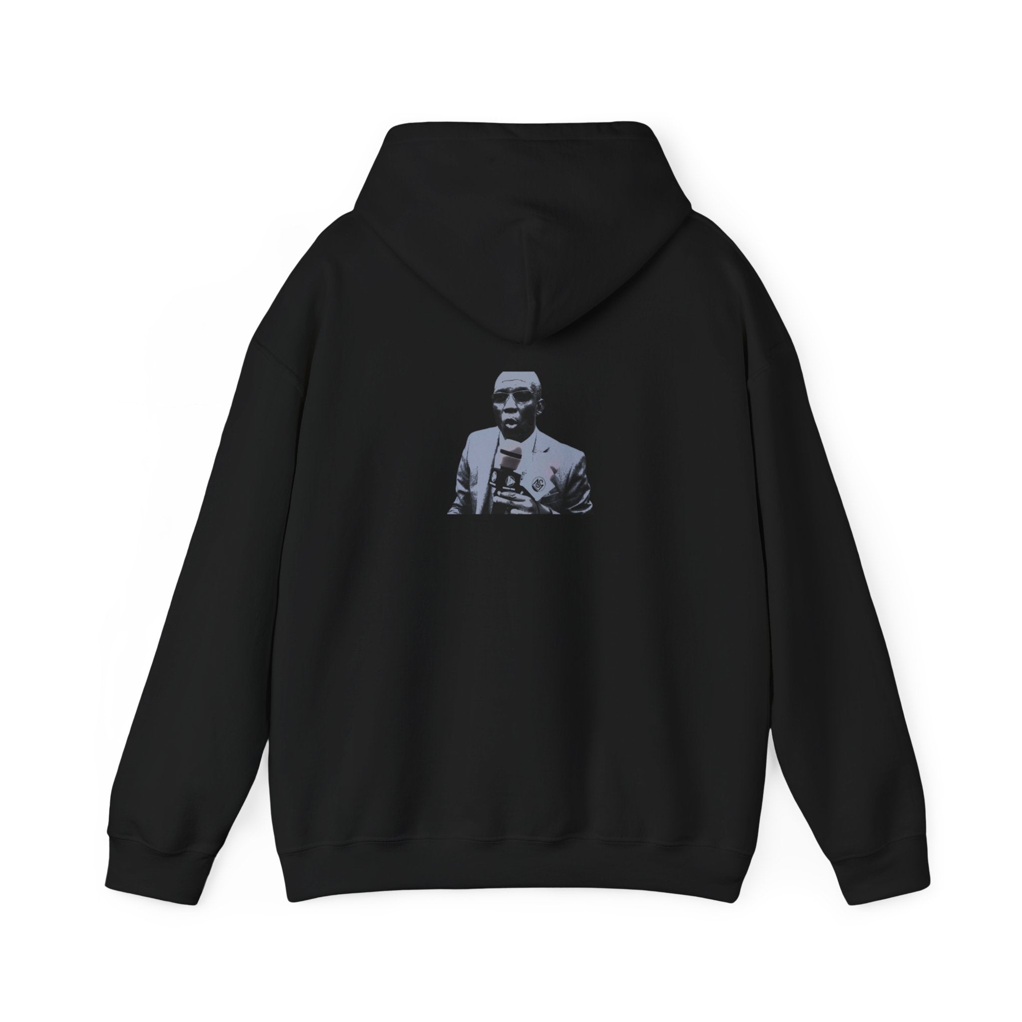 Corruption Is Not Real Hoodie — Minimalist Graphic Pullover